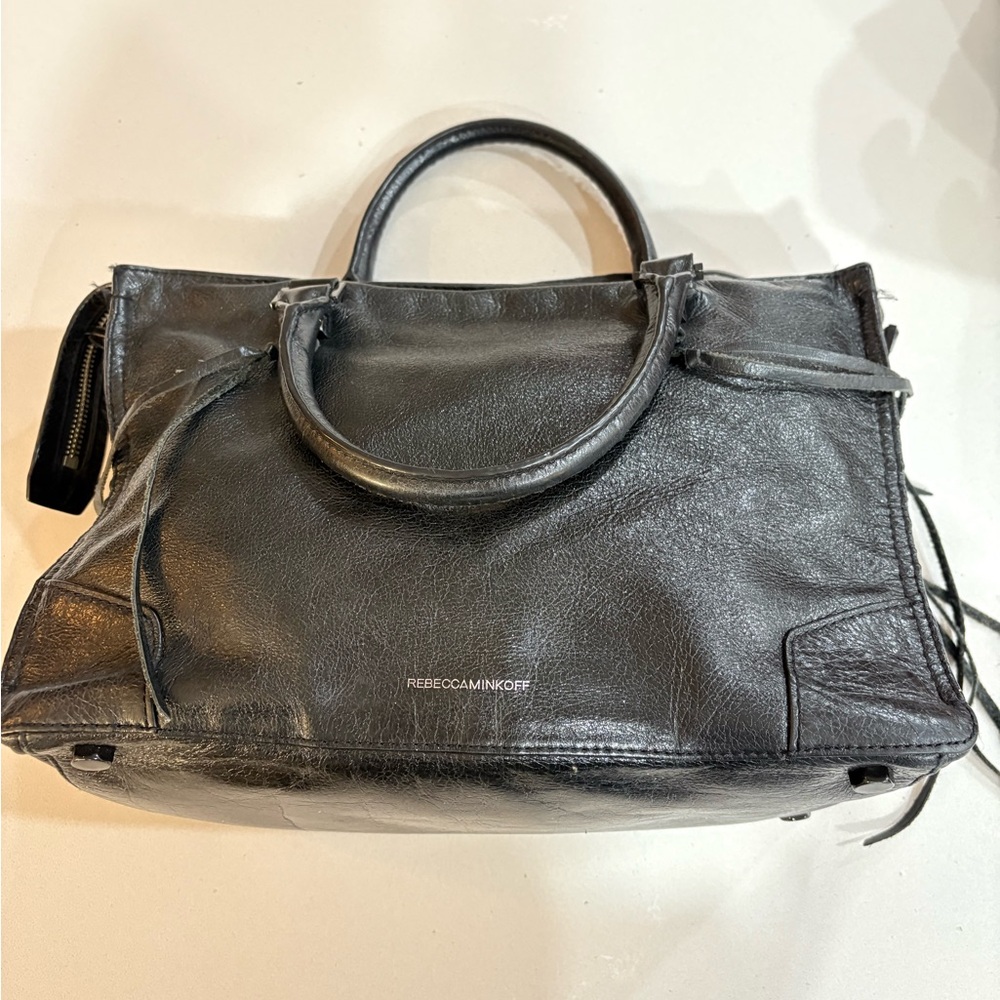 Rebecca Minkoff Black Leather Satchel